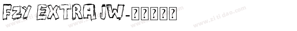 fzy extra jw字体转换
